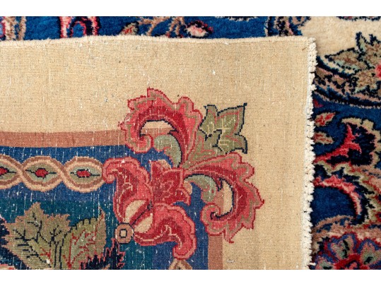 A Fine Persian Hand-Knotted Wool Open Field Kerman Carpet, 13'-9 X 10'-7, Ca. 1940 Or Earlier