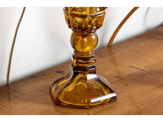 Collection Of Three Whale Oil Lamps Converted To Electrical