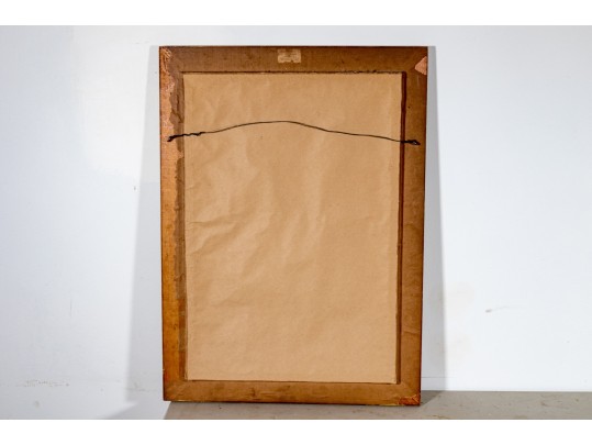 Hector Edward Philippe Caffieri (English, 1847-1932) Gouache, Girl Playing In The Landscape