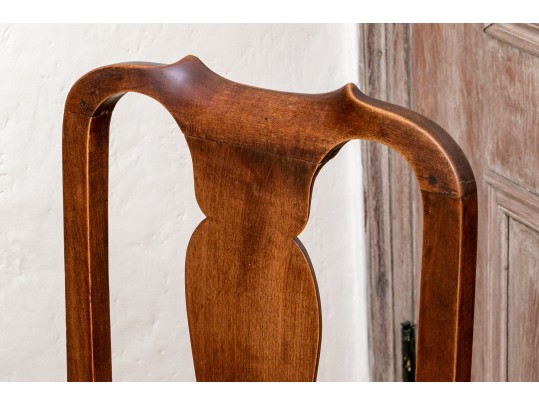 Antique Queen Anne Connecticut Cherry Side Chair, Ca. 1760