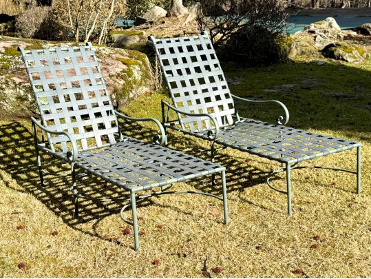 Pair Of Brown Jordan Vintage Chaise Lounges