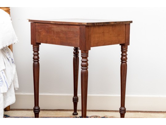 American Sheridan Single Drawer Work Stand, Ca. 1820-40