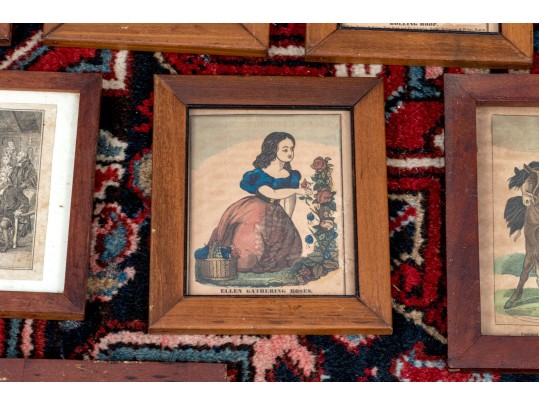 Collection Of Twenty-Four Antique Hand-Colored Lithographs