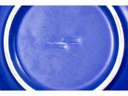 Classic Blue French Faience Service, 56 Pieces