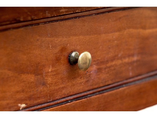 New England Cherry Single Drawer Candlestand, Ca. 1810-30