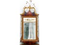 Gorgeous American Federal Looking Glass With Eglomise Panel, Ca. 1800-1820