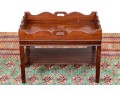 Handsomely Carved Mahogany Tray Top Table