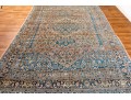 Antique Persian Hand-Knotted Wool Carpet, 11'-10