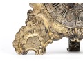 German Gilt Brass Rococco Style Mantle Clock, 19th Century