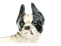 Antique Cast Iron Hand-painted Boston Terrier Doorstop