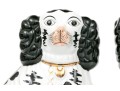 Pair Of English Staffordshire Painted Ceramic Spaniels