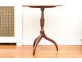 American Federal Tilt Top Mahogany Spider Leg Candle Stand, Ca. 1800-20