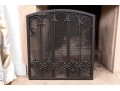 Heavy Quality Fireplace Spark Screen In Three Sections