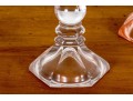 Group Of Four Crystal Whale Oil Lamps