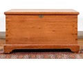 New England Pine Blanket Chest, 19th Century