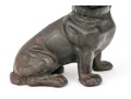 Cast Iron Seated Bulldog Form Door Stop