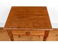 Antique American Single Drawer Walnut Side Table, Ca. 1830-50
