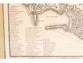 Antique Map Engraving By J. Stockade, Plan Of The City Of Genoa, Ca. 1800