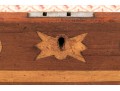Pennsylvania Dutch Inlaid Cherry Sewing Box, 1st Half 19th Century