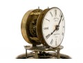 Terryville Mfg. Co., CT  Pedestal Clock With Cloche