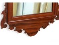 Antique American Mahogany Chippendale Looking Glass, 19th Century