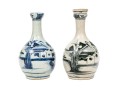Two 18th-19th C. Chinese Export Porcelain Guglets