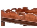 Handsomely Carved Mahogany Tray Top Table