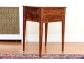 Federal Style Mahogany Inlaid Two Drawer Work Table