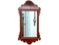 Antique American Mahogany Chippendale Looking Glass, 19th Century