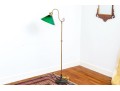 Antique Rembrandt Floor Lamp With Emeraldite Shade, Ca. 1920-30