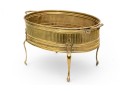 Early 20th Century Brass Footed Jardiniere