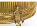 Early 20th Century Brass Footed Jardiniere