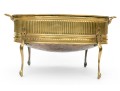 Early 20th Century Brass Footed Jardiniere