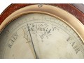 19th Century Mahogany Wheel Barometer