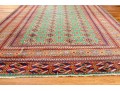 Hand-Knotted Wool Persian Bokhara Room Size Carpet, 10'-2 X 7'-4 1/4
