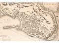 Antique Map Engraving By J. Stockade, Plan Of The City Of Genoa, Ca. 1800