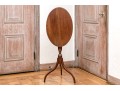 Federal Style Mahogany Oval Top Wine Stand, First Half 20th C.