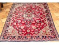 Hand-Knotted Persian Hamadan Accent Carpet, 4'-11 X 3'-5 1/2