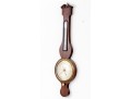 19th Century Mahogany Wheel Barometer By L. Barnasconi Of Bath
