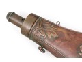 Antique American Copper And Brass Black Powder Flask, 19th Century