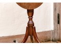 Federal Style Mahogany Oval Top Wine Stand, First Half 20th C.