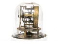 Terryville Mfg. Co., CT  Pedestal Clock With Cloche