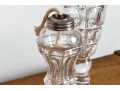 Group Of Four Crystal Whale Oil Lamps