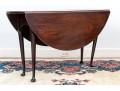 A Fine American Queen Anne Mahogany Drop Leaf Table Tea Table, Ca. 1760-80