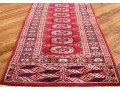 Hand-knotted Wool Bokhara Runner Carpet, 10'-1 X 2'-7