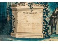 Thurston Family Victorian Hand-Colored Lithograph Childs Memorial, Ca. 1837