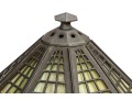 Bradley & Hubbard Arts & Craft Style Slag Glass Table Lamp