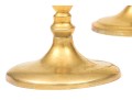 Compatible Set Of Four Antique Brass Candlesticks