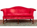 Fabulous Antique Late Chippendale Upholstered Camelback Sofa, Ca. 1780-1810