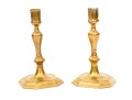 Pair Of 18th Century Brass Candlesticks